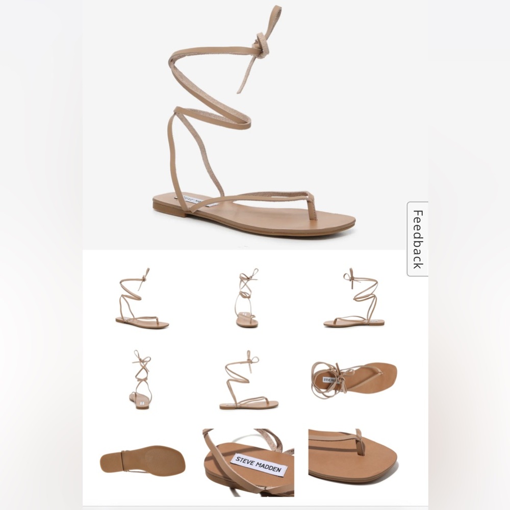 Steve Madden Anna Tan Sandals 🕶☀️